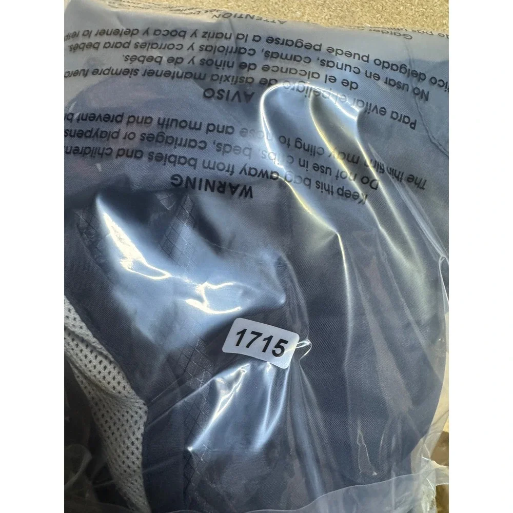 Nike Mens Black Full Zip‎ Windbreaker Vest Mesh Lined Large Y2k vtg